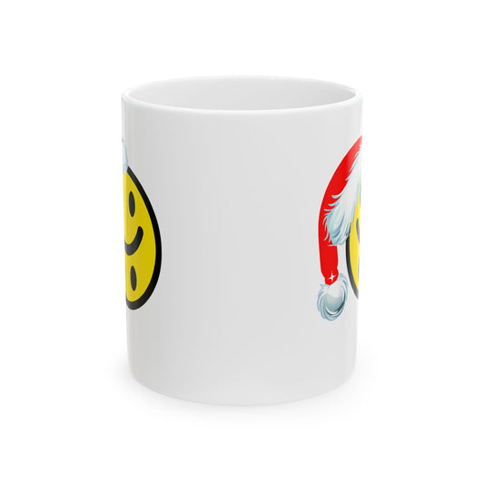 Christmas Smile'd White Ceramic Mug 11oz