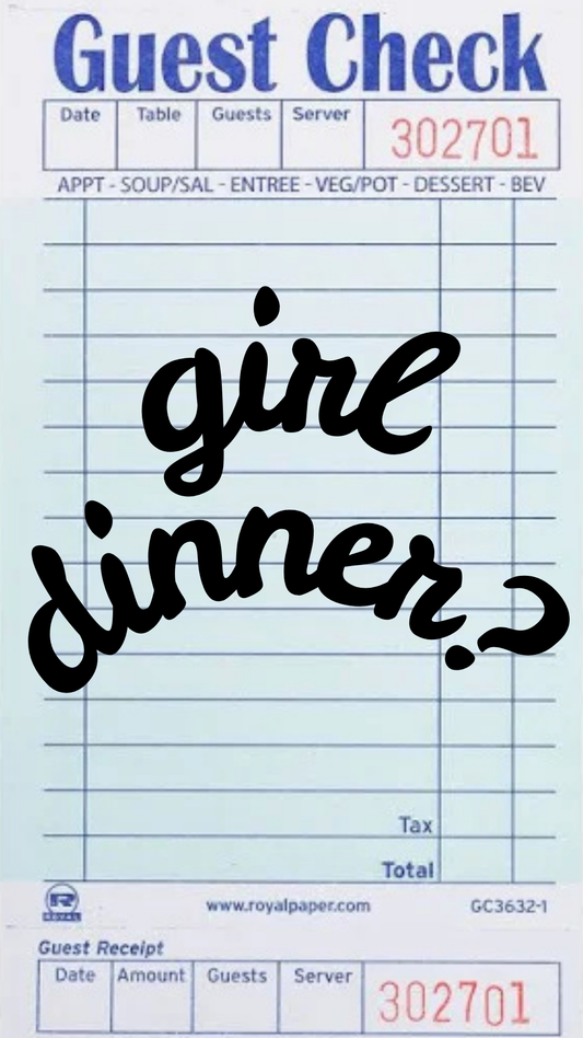 Galentine's Girl Dinner Invitation - Text Invite