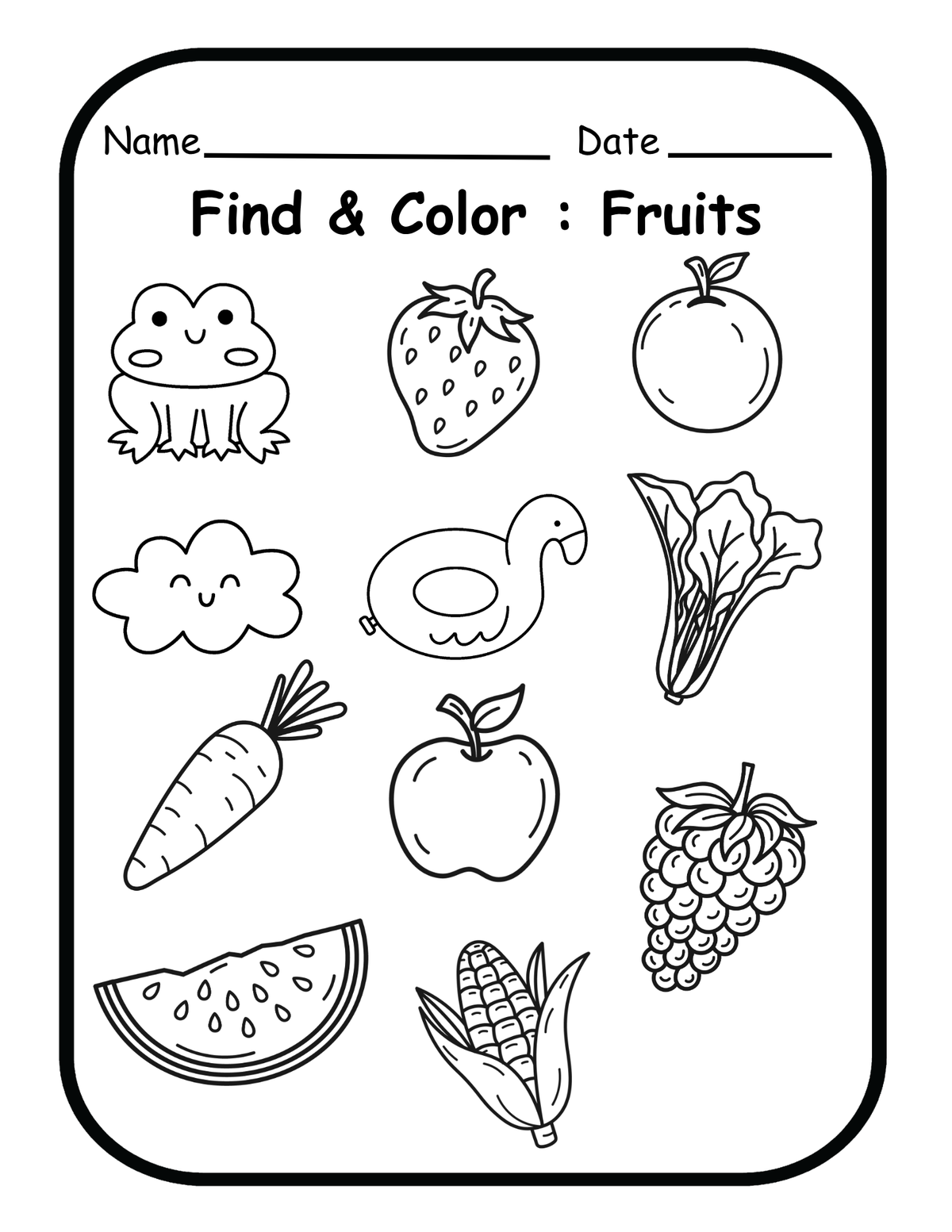 Educational Printable Digital Downloads & Activity Worksheets
